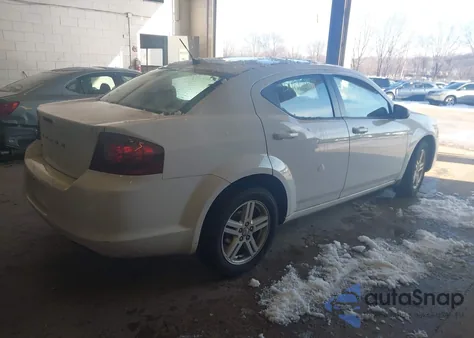 2012 Dodge Avenger Sxt из США, поврежденный, VIN 1C3CDZCBXCN160174